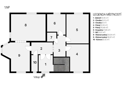 Prodej domu 266 m², pozemek 1341 m²