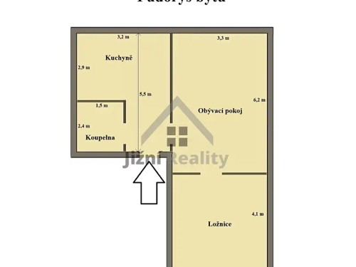 Prodaný byt 2+1 59 m²