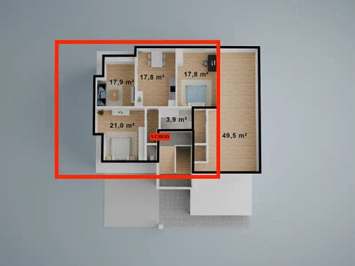 Prodaný  byt 3+1 84 m²