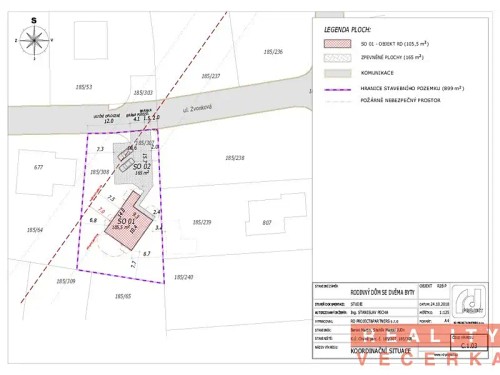 Prodej stavebního pozemku 898 m²