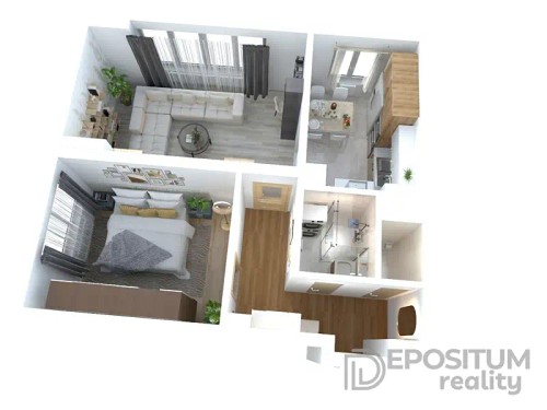 Prodej bytu 2+1 50 m²