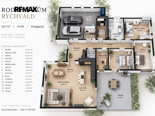 Prodej domu 258 m², pozemek 3000 m²