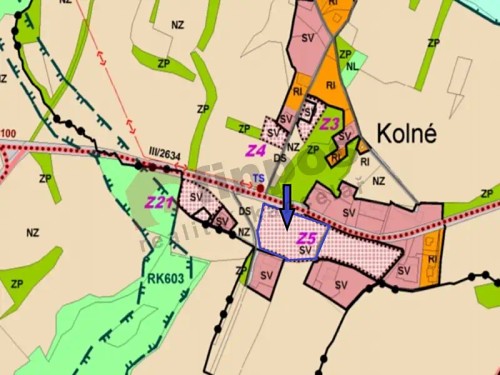 Prodej stavebního pozemku 4941 m²
