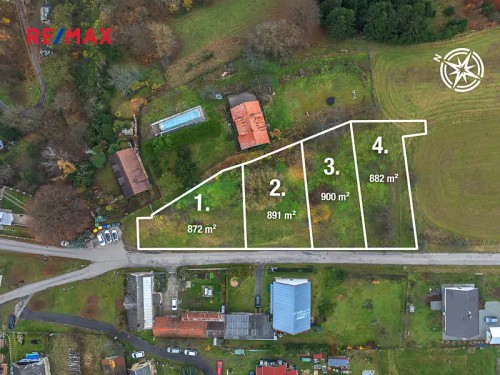 Prodej stavebního pozemku 900 m²