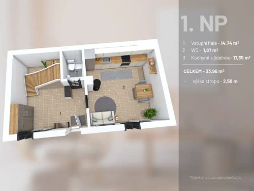 Prodej bytu 2+1 77 m²