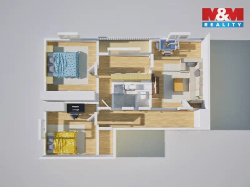 Prodaný byt 3+1 71 m²