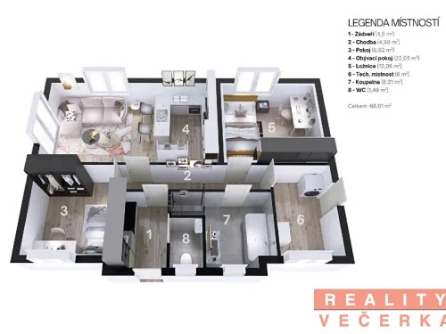 Prodej stavebního pozemku 1489 m²