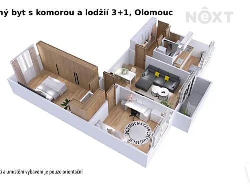 Prodaný byt 3+1 73 m²