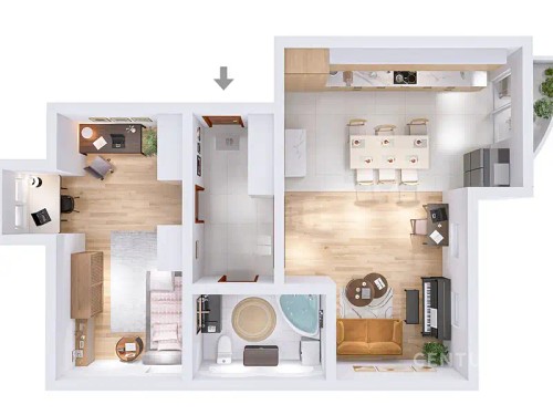 Prodej bytu 2+kk 64 m²