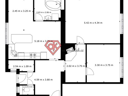 Prodej bytu 3+kk 99 m²