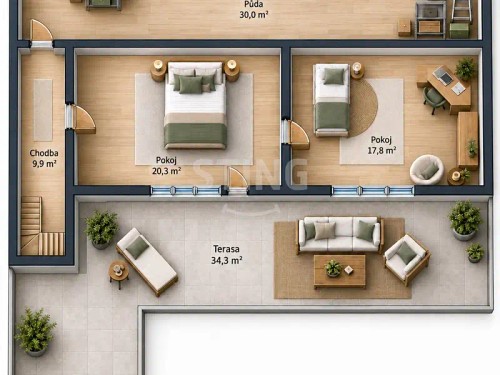 Prodej domu 200 m², pozemek 232 m²