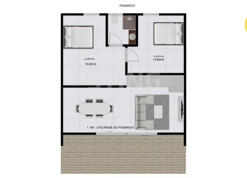 Prodej stavebního pozemku 3693 m²