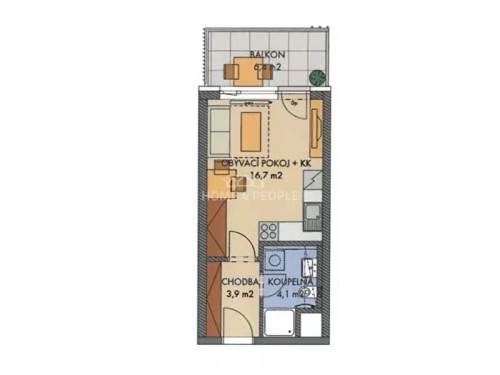 Prodej bytu 1+kk 26 m²