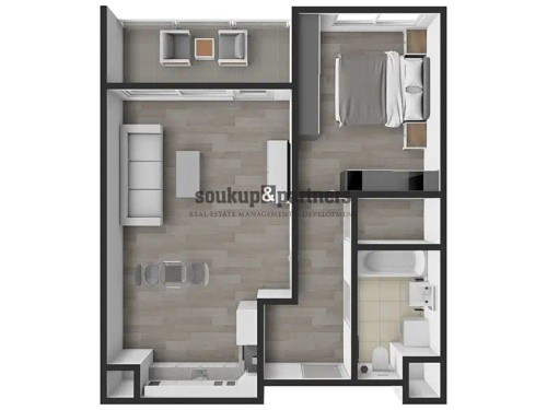 Prodej bytu 2+kk 52 m²