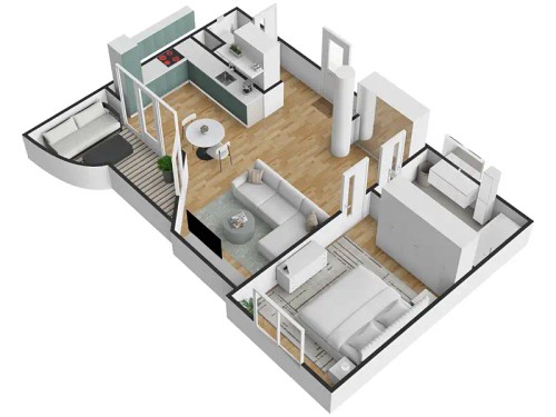 Prodej bytu 2+kk 68 m²