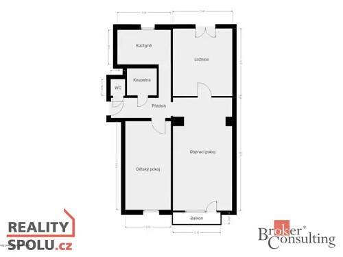 Prodaný byt 3+1 73 m²