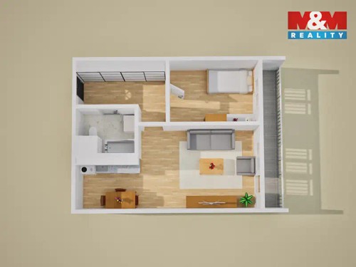 Prodaný byt 2+kk 40 m²