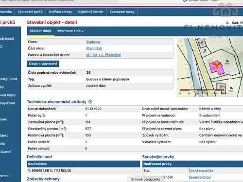 Prodaná chalupa 126 m², pozemek 783 m²