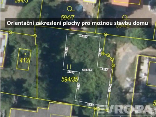 Prodej stavebního pozemku 629 m²