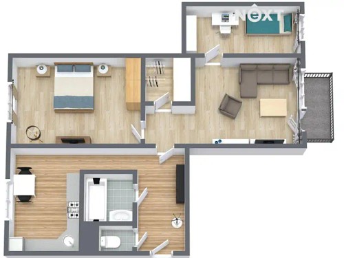 Prodaný  byt 3+1 65 m²