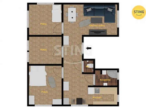 Prodej bytu 4+1 115 m²