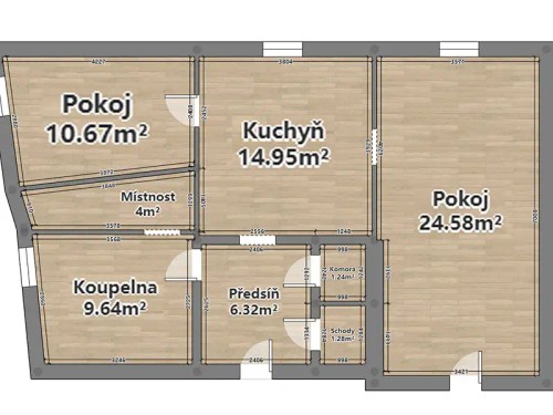 Prodej domu 73 m², pozemek 608 m²