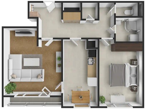 Prodaný byt 2+1 62 m²
