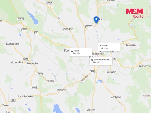 Prodej stavebního pozemku 1202 m²