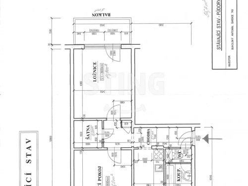 Prodej bytu 2+1 57 m²