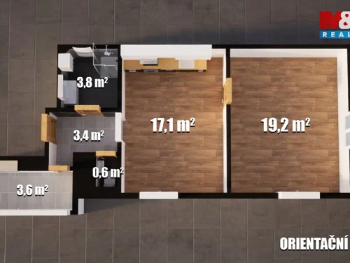 Prodaný byt 2+kk 48 m²