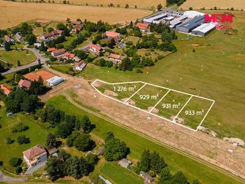 Prodej stavebního pozemku 929 m²