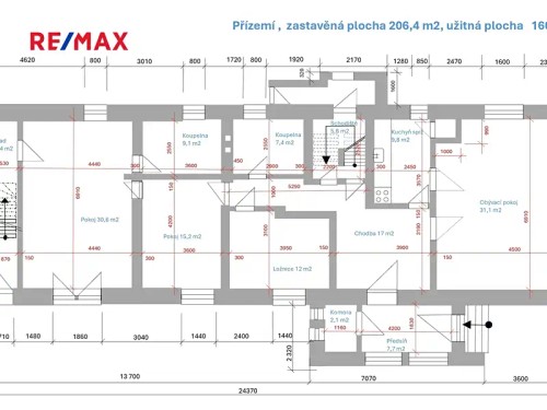 Prodej domu 310 m², pozemek 2257 m²