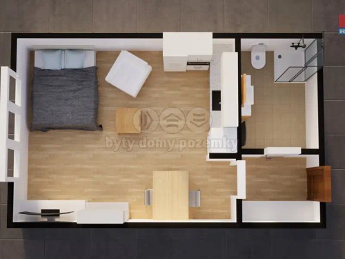 Prodaný  byt 1+kk 27 m²