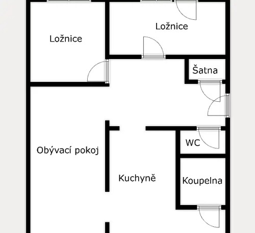 Prodaný byt 3+1 74 m²