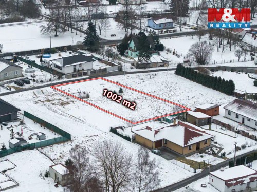 Prodej stavebního pozemku 1002 m²