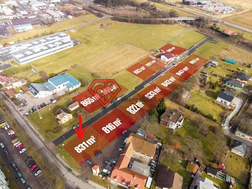 Prodej stavebního pozemku 831 m²