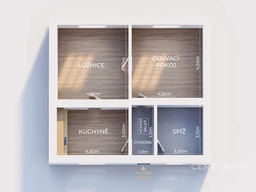 Prodaný  dům 76 m², pozemek 3388 m²