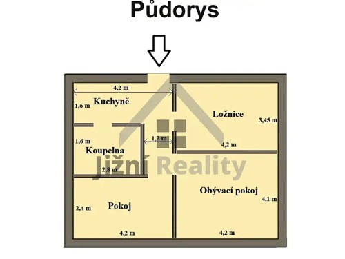 Prodej bytu 3+1 69 m²