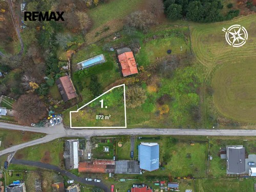Prodej stavebního pozemku 872 m²