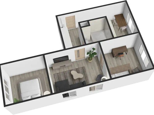 Prodej bytu 3+1 62 m²