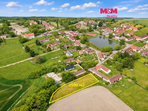 Prodej stavebního pozemku 2590 m²
