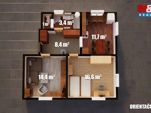 Prodaný byt 2+1 65 m²