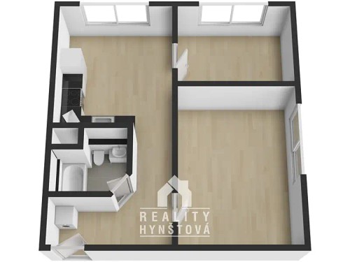 Prodaný byt 2+1 46 m²