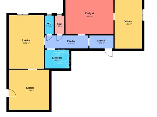 Prodej bytu 3+1 88 m²