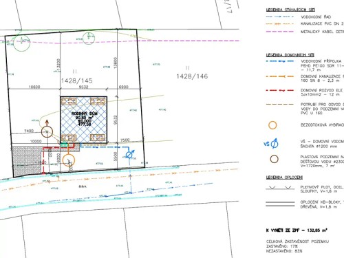 Prodej stavebního pozemku 776 m²