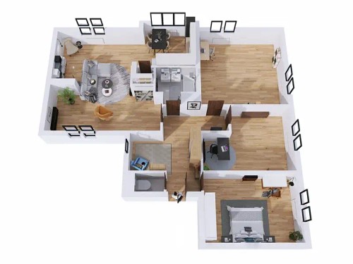 Prodaný byt 4+kk 133 m²