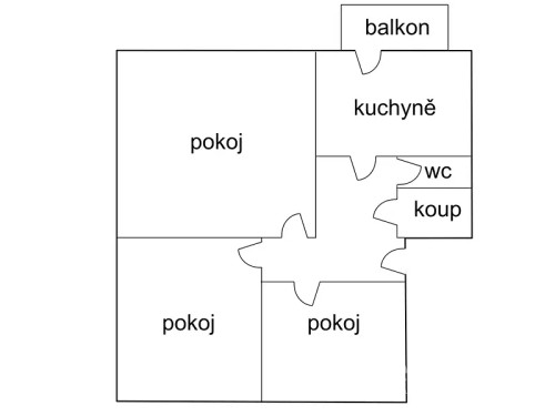Prodaný  byt 3+1 86 m²