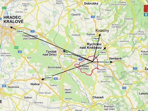 Prodej chaty 21 m², pozemek 410 m²