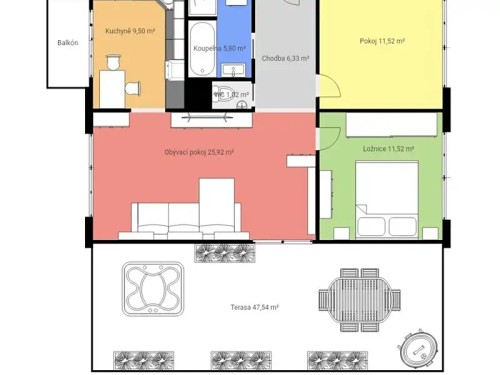 Prodej bytu 3+1 74 m²