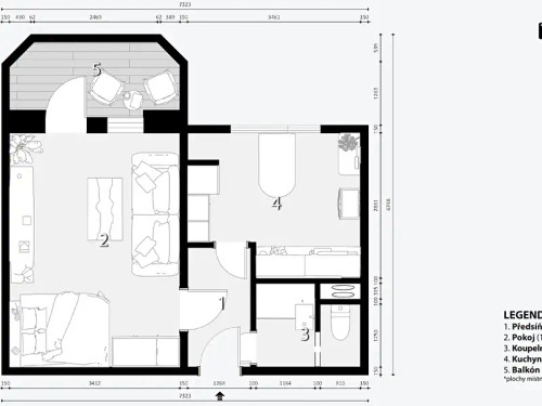 Prodej bytu 1+1 33 m²
